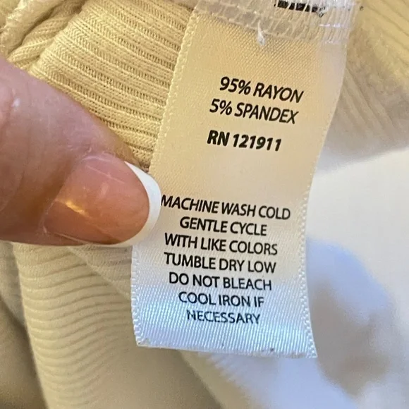 LNA White Tank Top - Picture 4 of 7